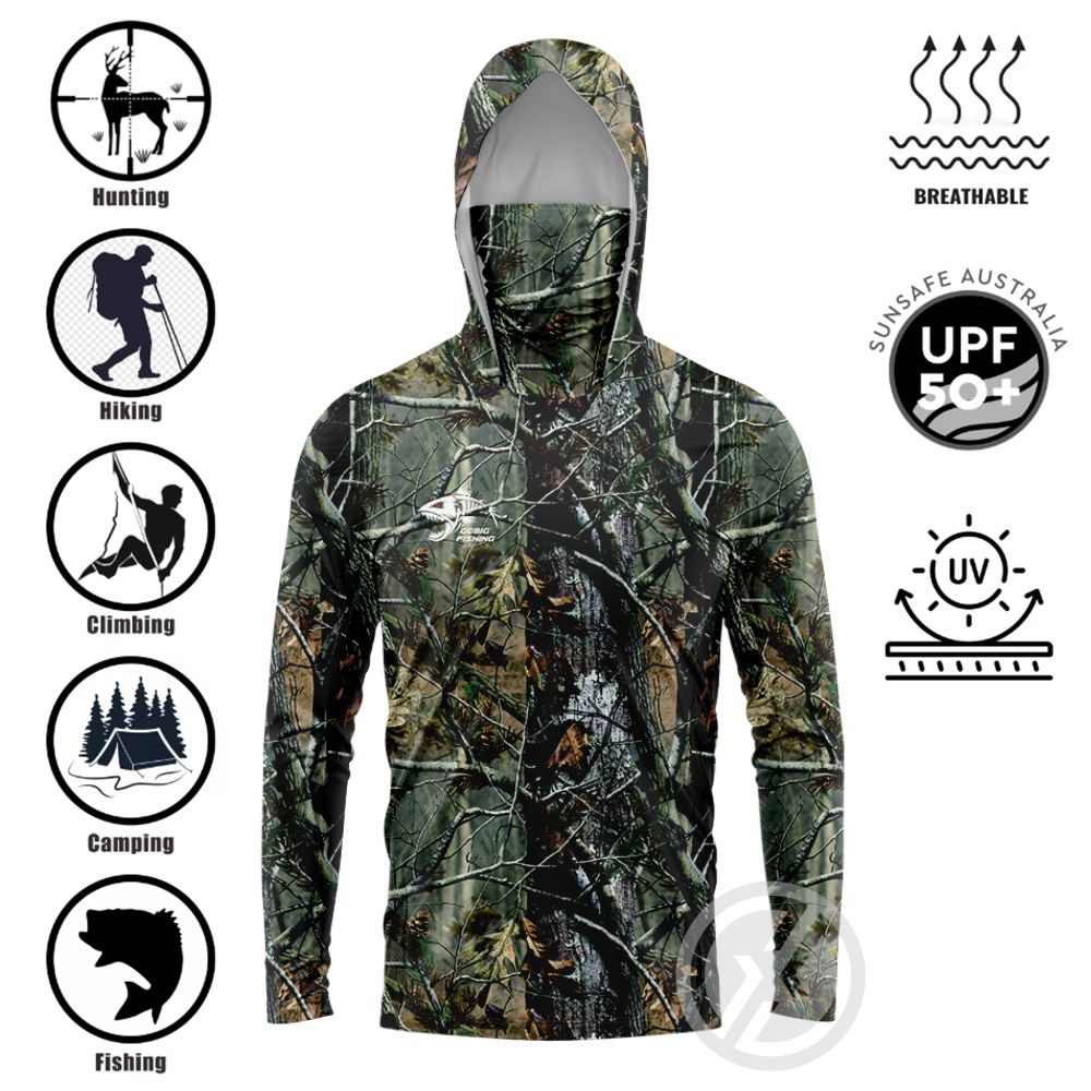 Fishing Hoodie - Рыболовная рубашка с капюшоном UPF50+ со