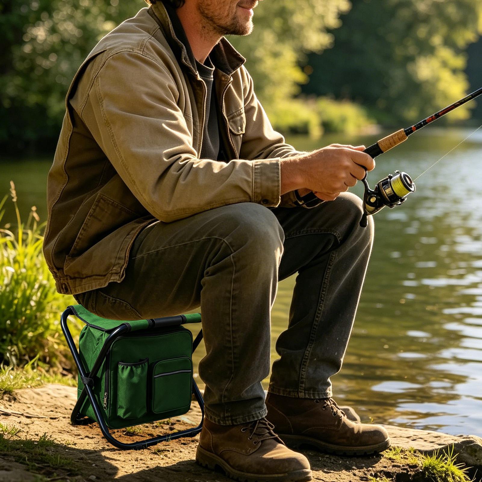 Fishing Backpack - Складной рюкзак-стул для взрослых, портативный, эргономичный,