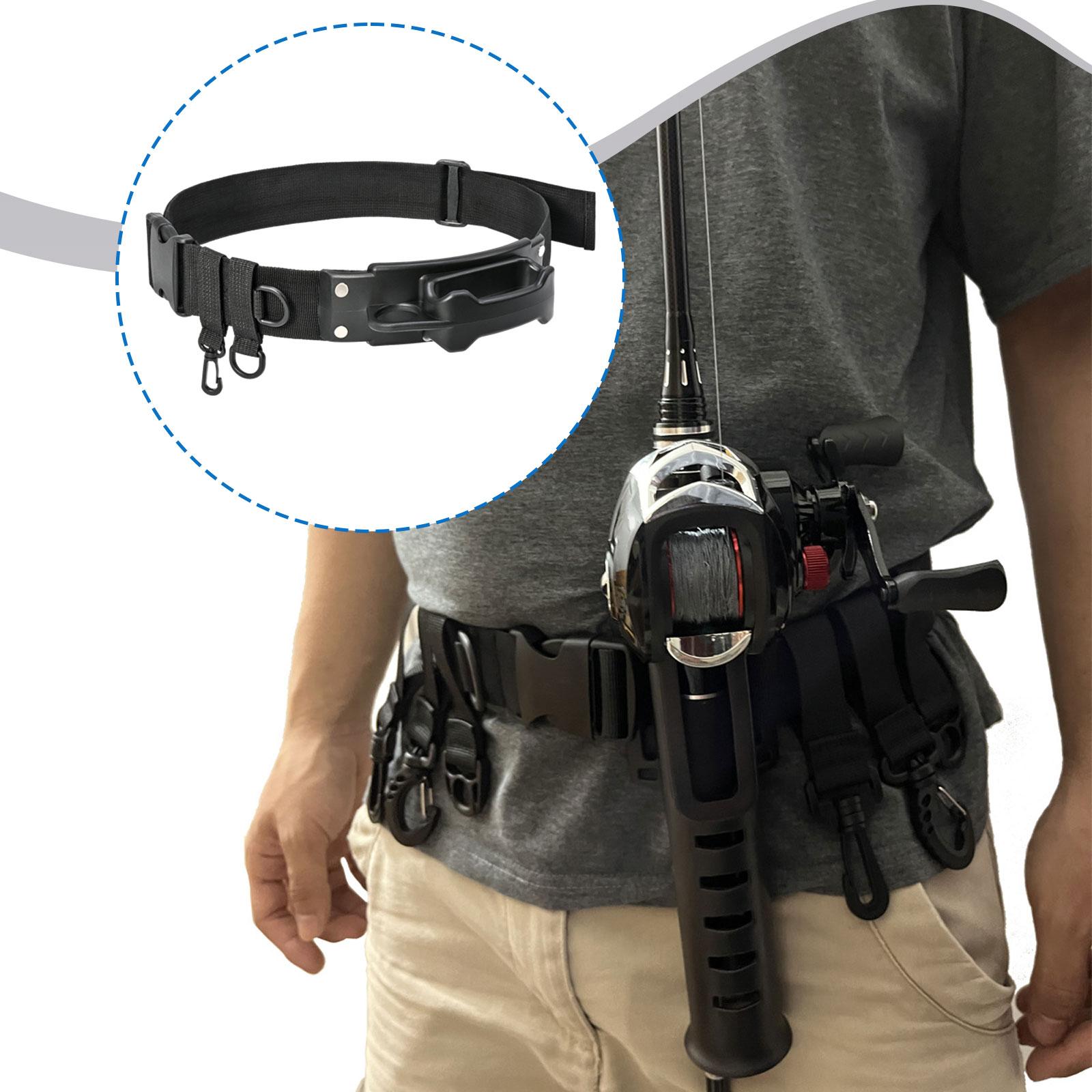 Fishing Belt - Ремень-держатель для удочки, универсальный, с регулируемой