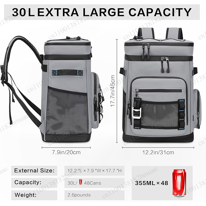 Fishing Bag Waterproof - Водонепроницаемый изотермический рюкзак-холодильник для мужчин и
