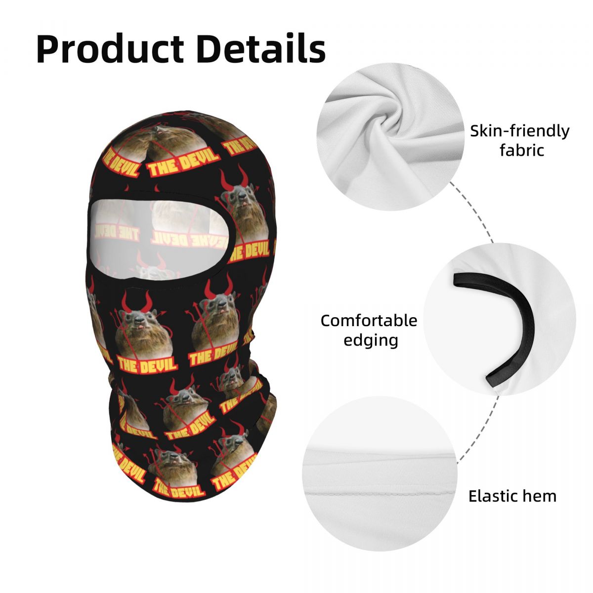 Дышащая тонкая балаклава Rock  – обзор и цена Fishing Mask Sun Protection