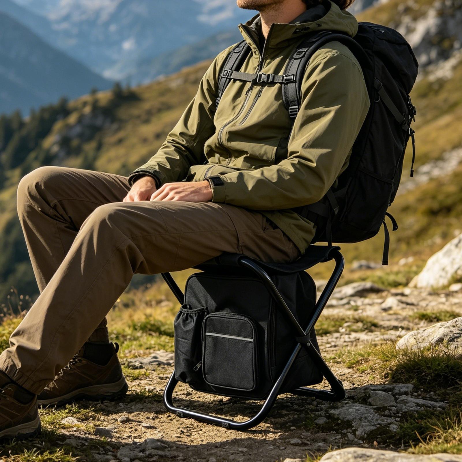Складной рюкзак-стул для взрос – обзор и цена Fishing Backpack